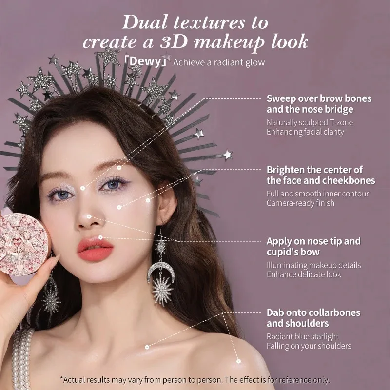 Flower Knows Volledige make-upset Little Angel Collection Make-up geschenkdoos Oogschaduw Blush Cream Matte Lipstick Highlighter Alles in één