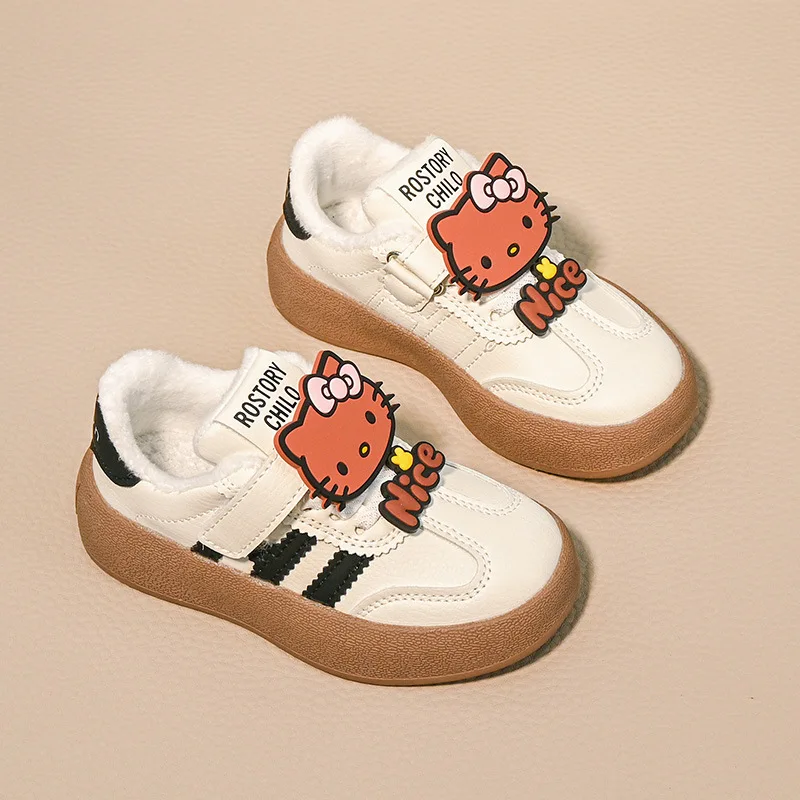 

autumn and spring cartoon new casual shoes hello kitty cute Sneakers children running shoes Sanrio girlsfashion board shoes