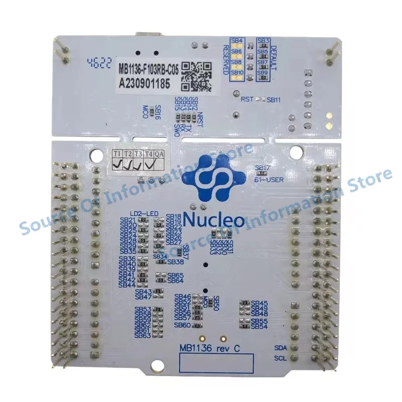 NUCLEO-F103RB Development Board Compatible with Arduino STM32F103RBT6, STM32 Nucleo-64 board