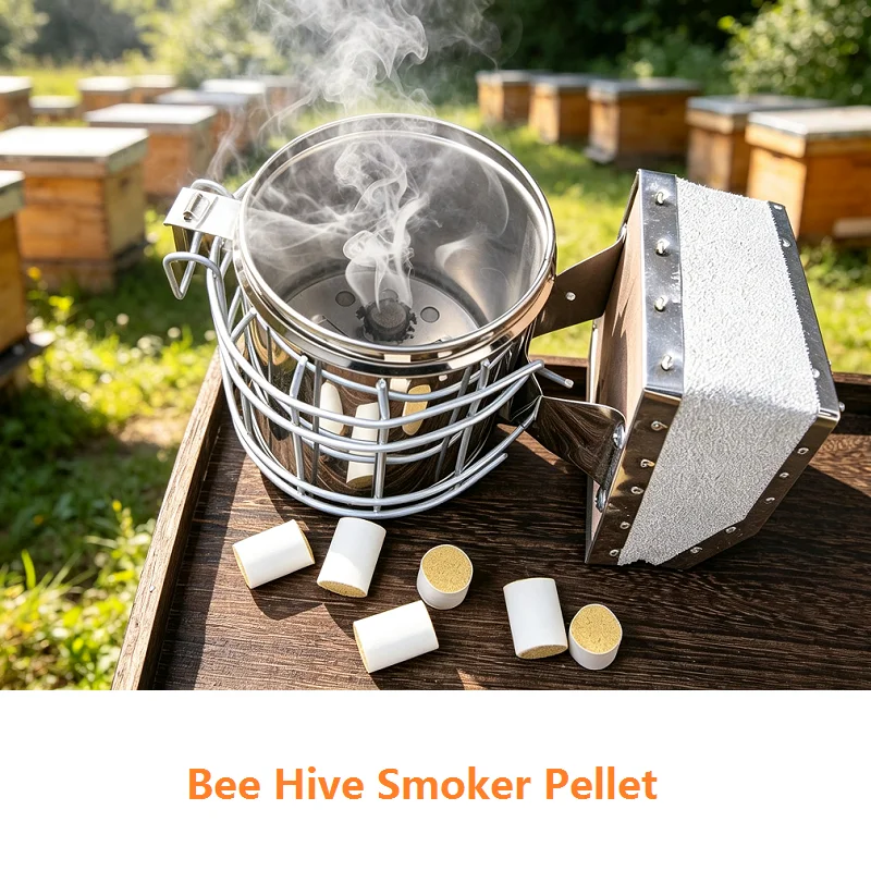 Bee Smoker Tool - 108PCS Pellet Pengasap Sarang Lebah, Penyemprot