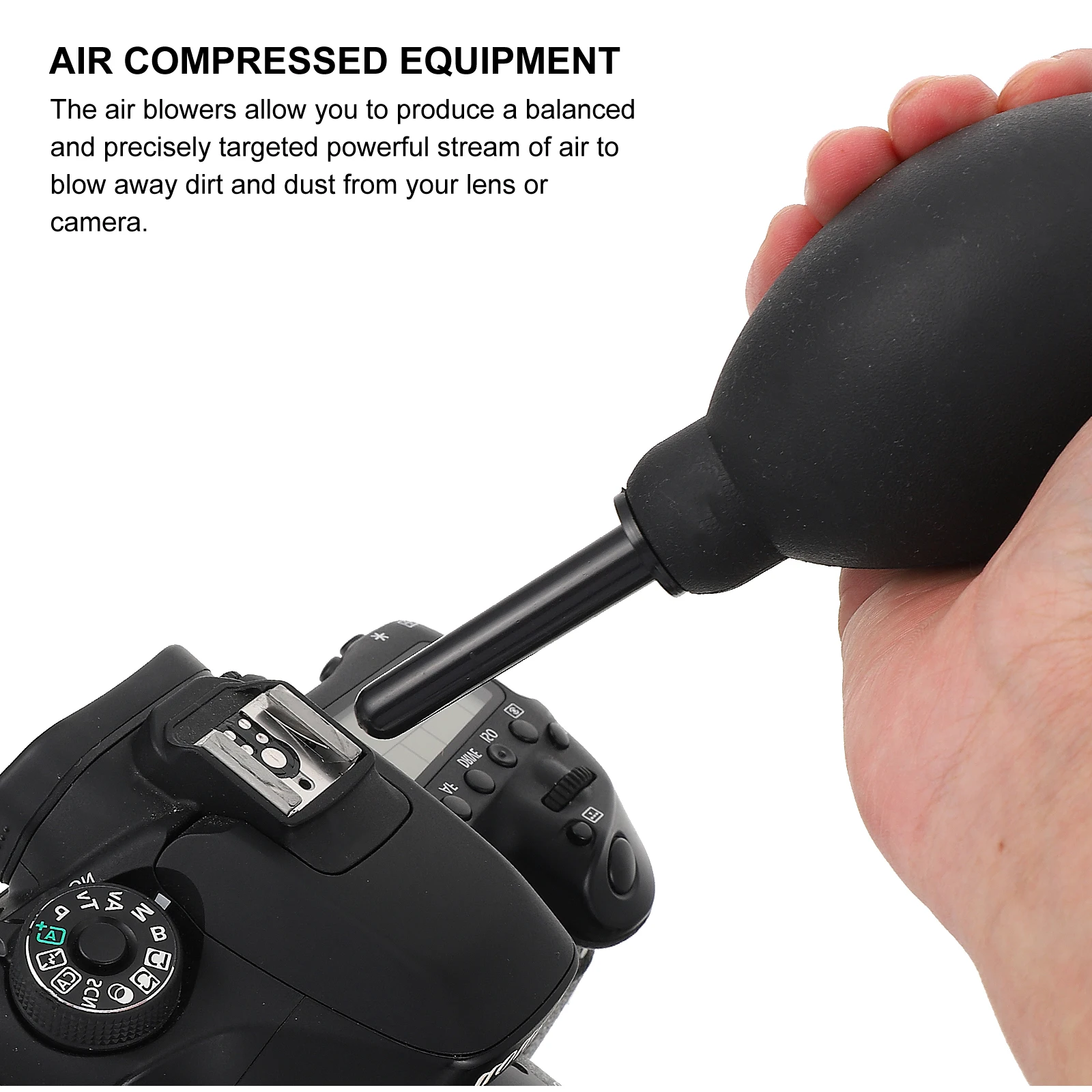 

2pcs Red Black Lens Air Blower for Camera Computer Keyboard Phone Dust Cleaner Durable Safe Environmental Friendly Design