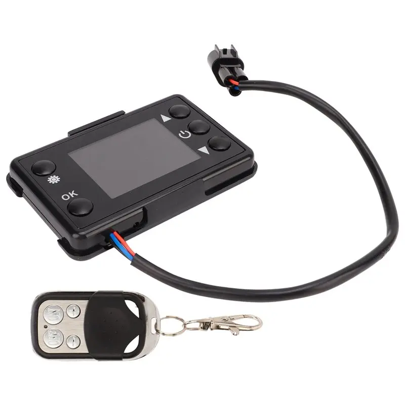 

Ac29-Remote Controller Switch LCD Monitor Parking Heater Digital Thermostat Timer Control Panel Set For Cars Vehicles Ships