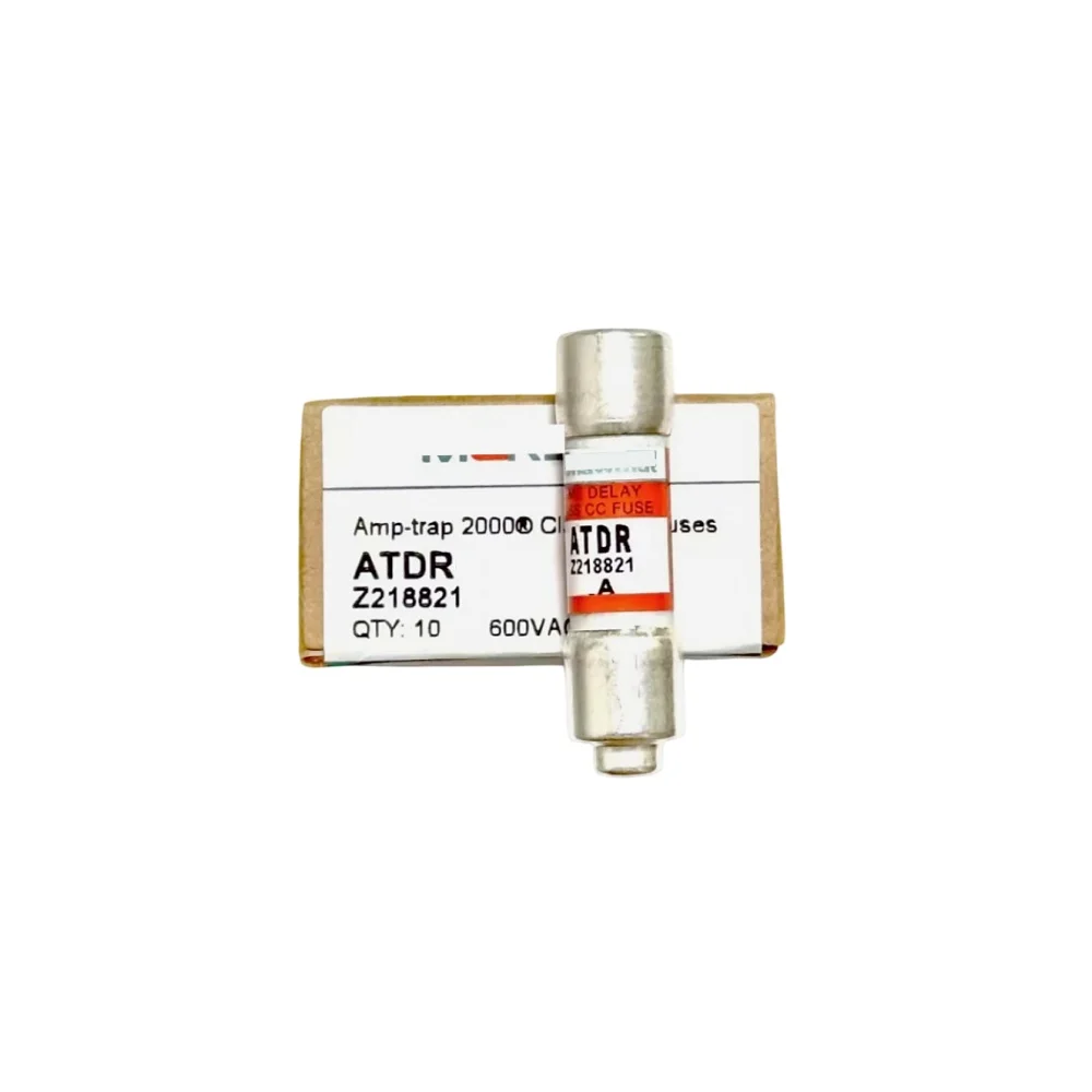 ATDR6-1/4 Class CC Time-Delay Current Limiting Cartridge Fuse 6.25A 600VAC Motor PLC Circuit Protection 【10-Pack】 OEM