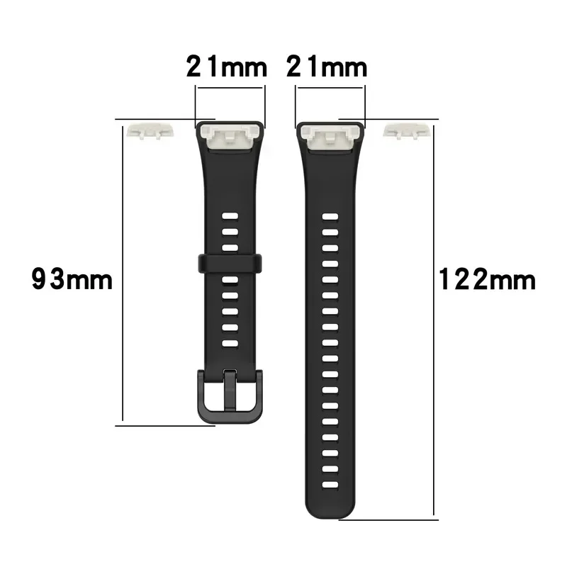 Wristband Bracelet For Huawei Band 7 Replacement Soft Silicone  Strap For Huawei band 6 6 pro Sport Watchband For Honor Band 6 7