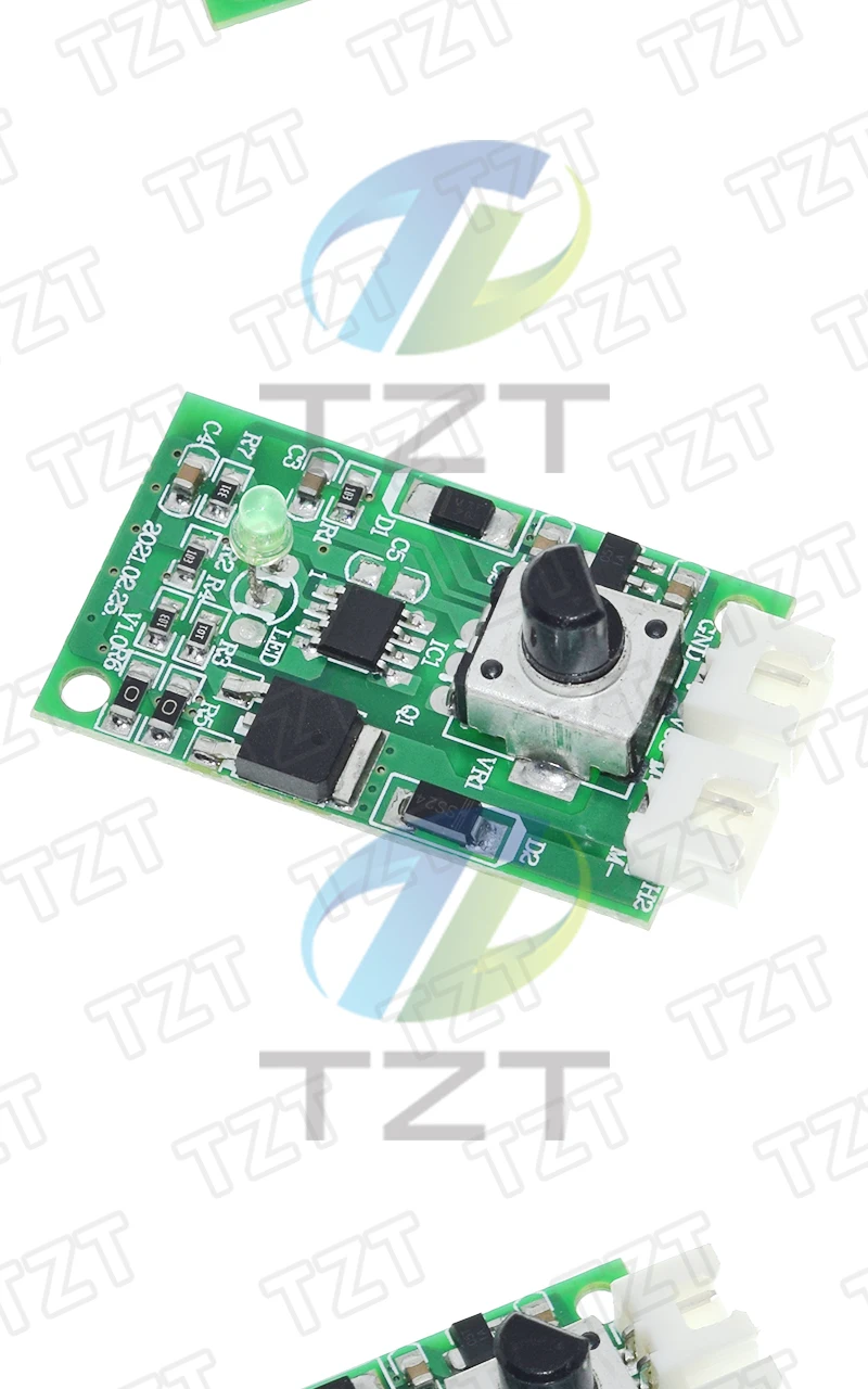 DC 7V~12V 10A PWM DC-Motor-Drehzahlregelungsmodul Hochleistungs-PWM-Drehzahlregler PCB Elektronikplatine Externe Stromversorgung – Detail 6
