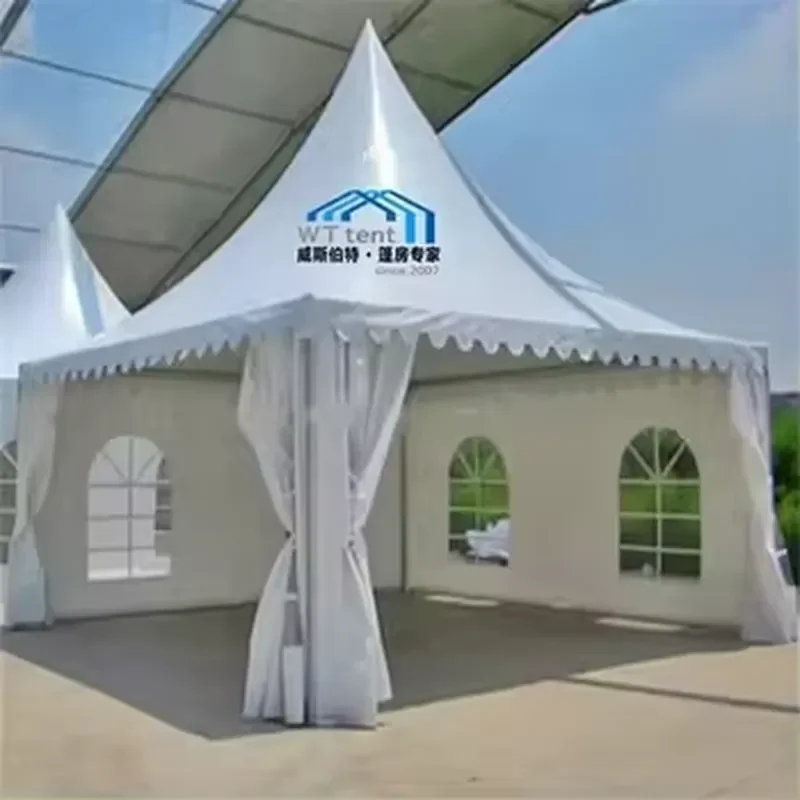 for High Quality 3x3m 4x4m 5x5m 6x6m Aluminum PVC Pagoda Tent for Sale