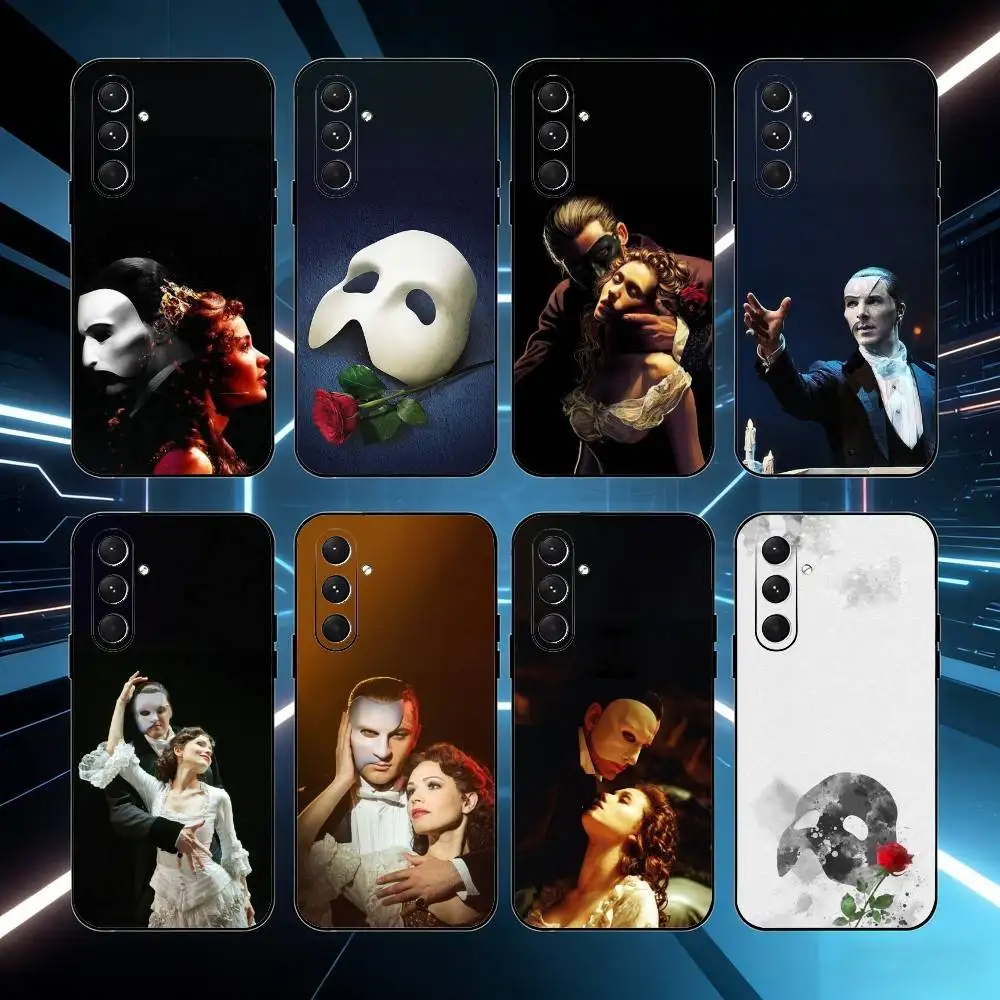 

The P-Phantoms Of the O-Opera Phone Case For Samsung Galaxy A73,21,22,32,71,53,52,51,80,5G Soft Black Cover