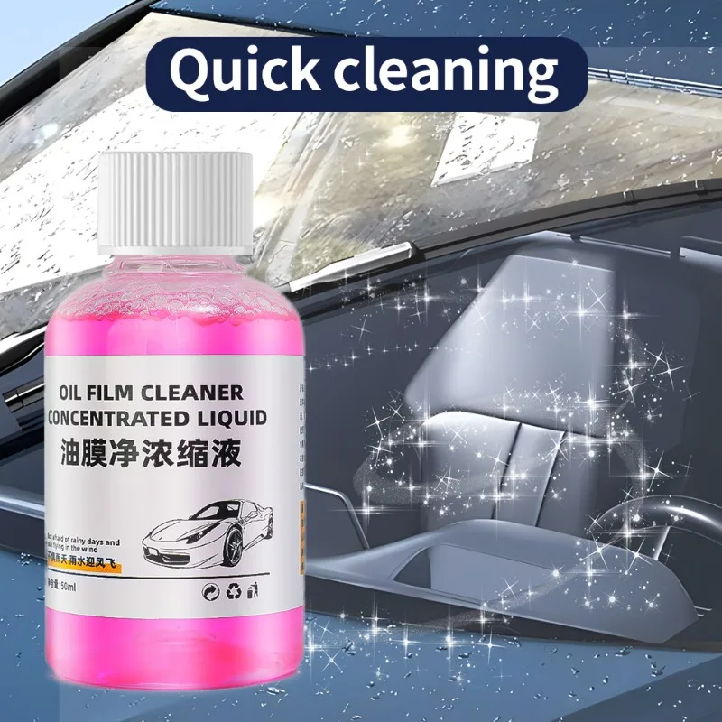 50ML Car Concentrated Glass Water Crystal Plating 2PCS Rainproof Smooth Hydrophobic Wipers for Auto Wipers and Water Wheels