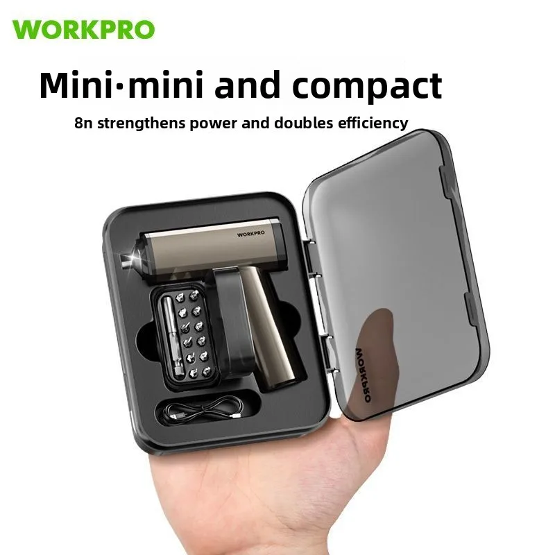 

Small electric screwdriver for forward and reverse rotation, portable tool set for household mini repair drill