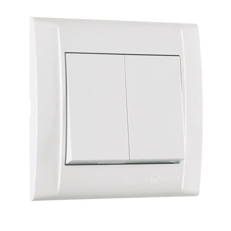 Cubierta de módulo DEFNE KOMÜTATÖR (blanco) MAKEL