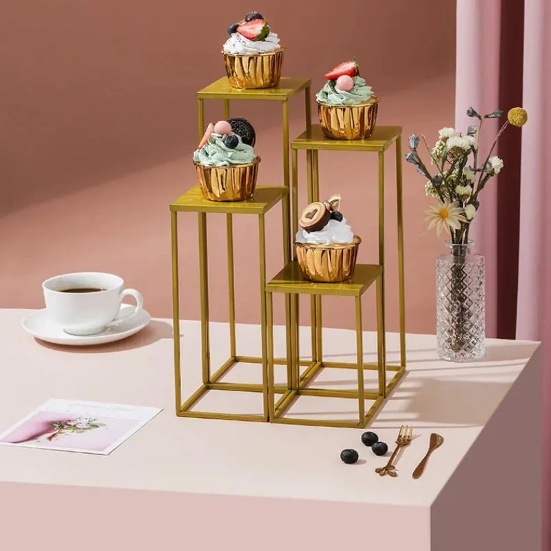Dessert Plate Stand - Cake Pan Shelf, Wedding Decor & Photo Prop for Stylish Display