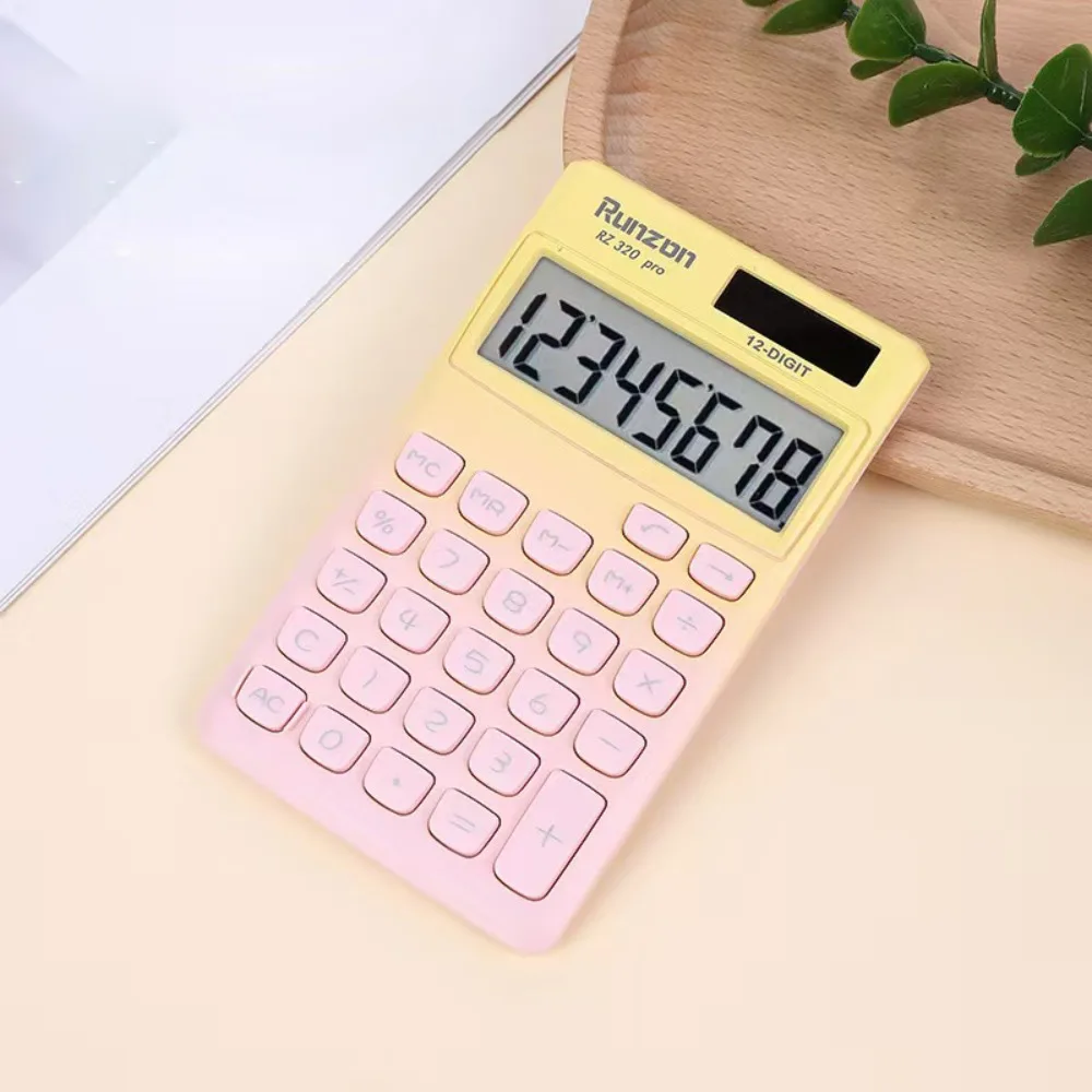 

8 Digits Cute Calculator Anti-slip Pad Mechanical Keyboard Arithmetic Calculator Anti-fall Durable Mini Pocket Calculator