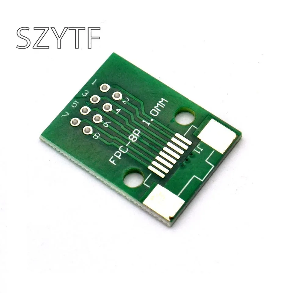 Double Side 0.5mm 1mm 6/8/10/12/20/24/30/40 Pin to DIP 2.54mm FPC/FFC SMT Adapter Socket Plate PCB Board Connector DIY KIT