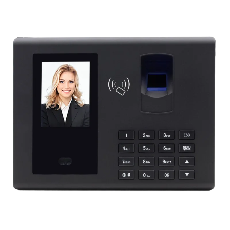 OEM Network Software Biometric Time Attendance Facial Recognition Web Based Fingerprint Time Attendance System