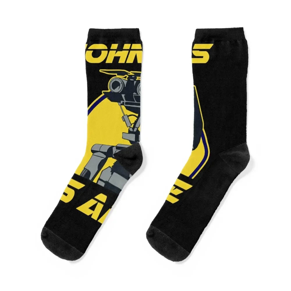

Johnny 5 is alive Socks halloween essential Climbing basketball Girl'S Socks Men's