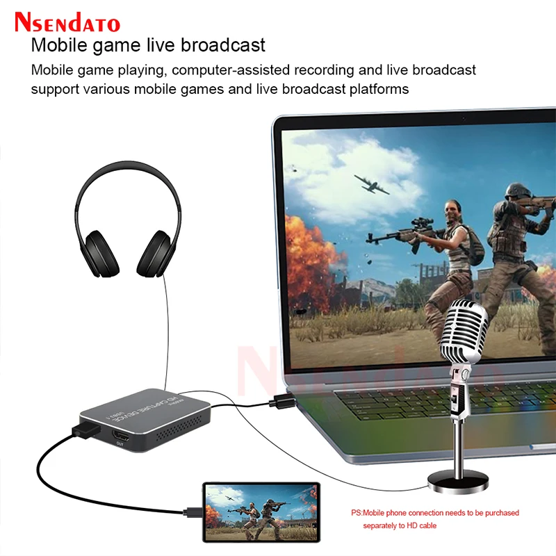 4K HDMI USB3.1 بطاقة التقاط الصوت والفيديو UHD نوع C HDMI المنتزع صندوق مسجل ل OBS Vmix التكبير لعبة التلفزيون البث المباشر