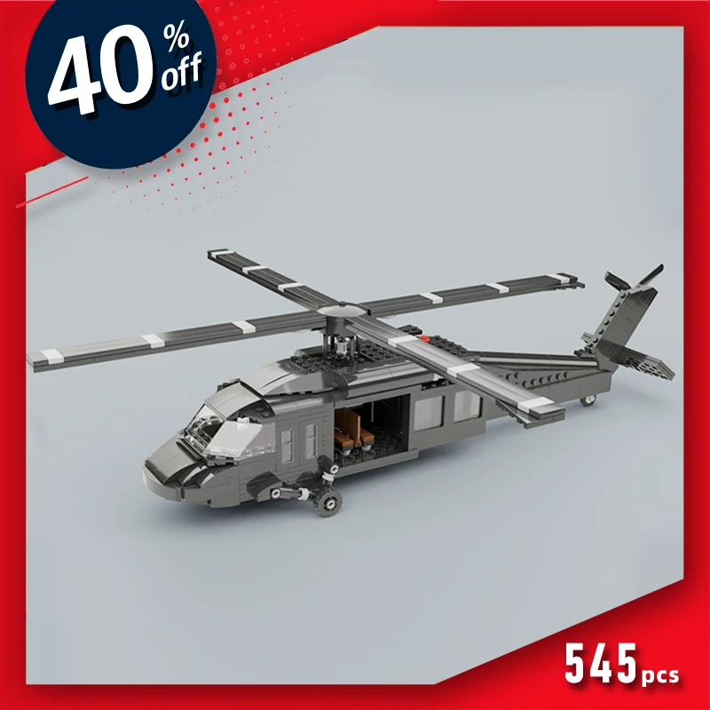 

black hawk helicopters building bricks set Vehicle Attack army black hawk fighter Guardian brick set helicopter military