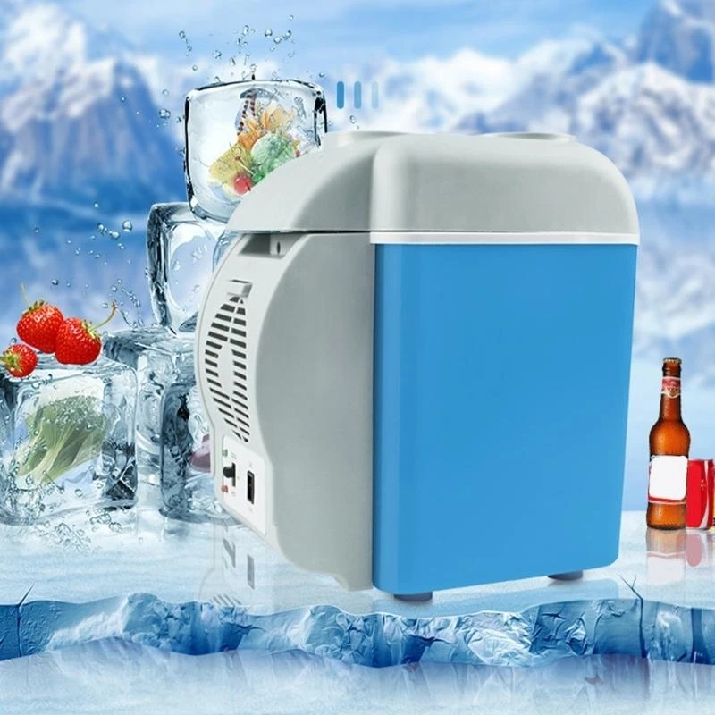 H3CE ضوضاء منخفضة الثلاجة MINI مبردات دفئ المتبريدات مكياج العناية بالبشرة المحمولة 6L