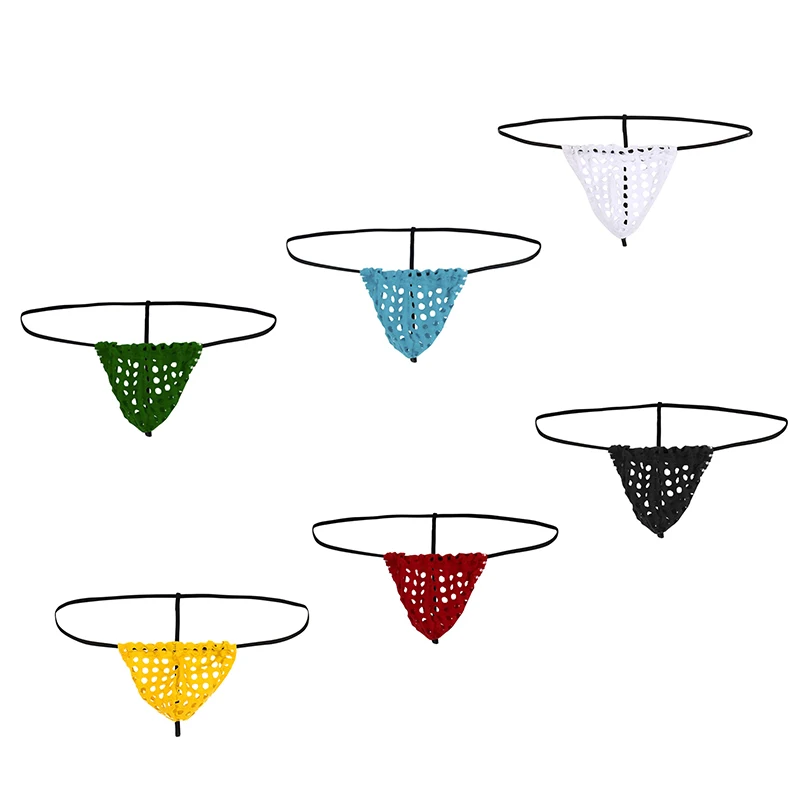 Hot Sexy Men Thongs String Sexy Underwear Panties Transparent Tanga Gay Men Wear Gay Underwear Jockstrap