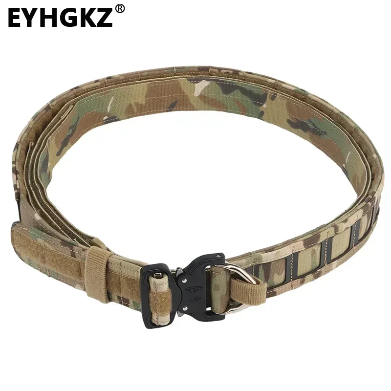 EYHGKZ Tactical Waistband Special Combat Belt Quick Release Outdoor Sports Hunting Hiking Travel Airsoft Acessories Paintball