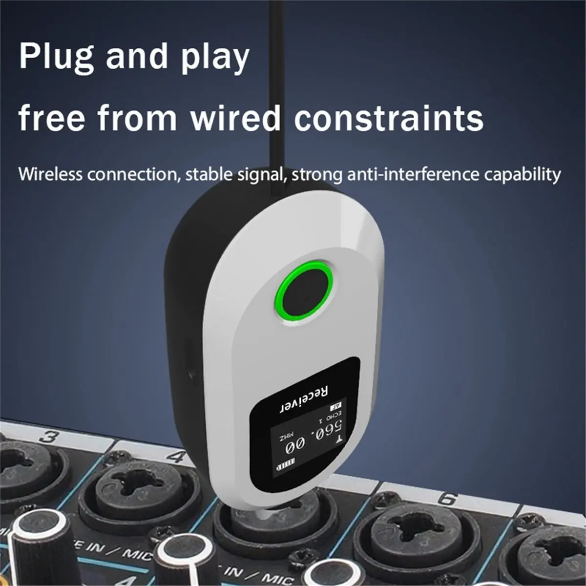 【BUY NOW】UHF Wireless Microphone System Dual Head Wearable and Lavalier Microphone for Events, Speeches & Recording A