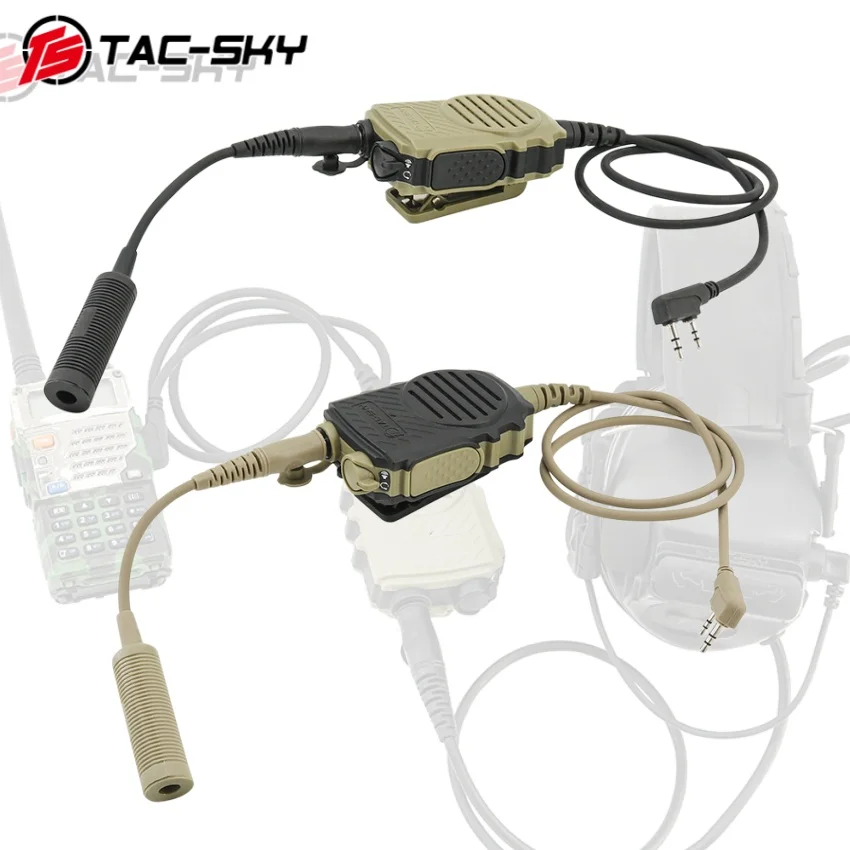 Тактические наушники TAC-SKY с функцией рации, многофункциональный ручной микрофон PTT COMTAC, защита слуха, тактическая гарнитура. Тактические наушники TAC-SKY с функцией рации, многофункциональный ручной микрофон PTT COMTAC, защита слуха, тактическая гарнитура.