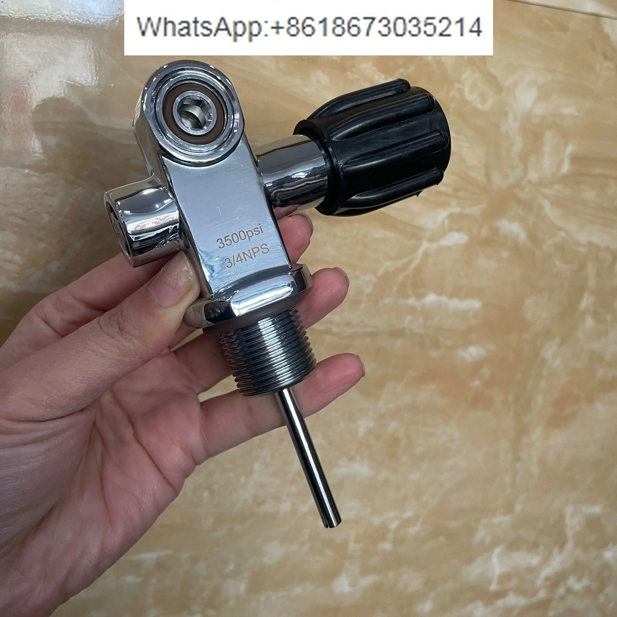 

Diving left and right hand bottle head valve, bottle head switch