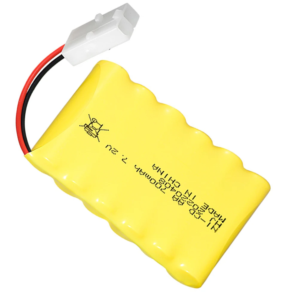 7.2v 700mah NiCD Battery Ni-CD AA 700mah 7.2v Rechargeable Battery Pack For Rc toys Car Tanks Trains Robot Boat Gun spare parts