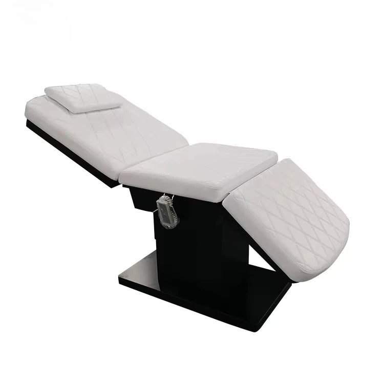 2023 New Factory Luxury Modern Metal Frame Massage Table Adjustable Beauty Salon Facial Bed High Quality Treatment Bed