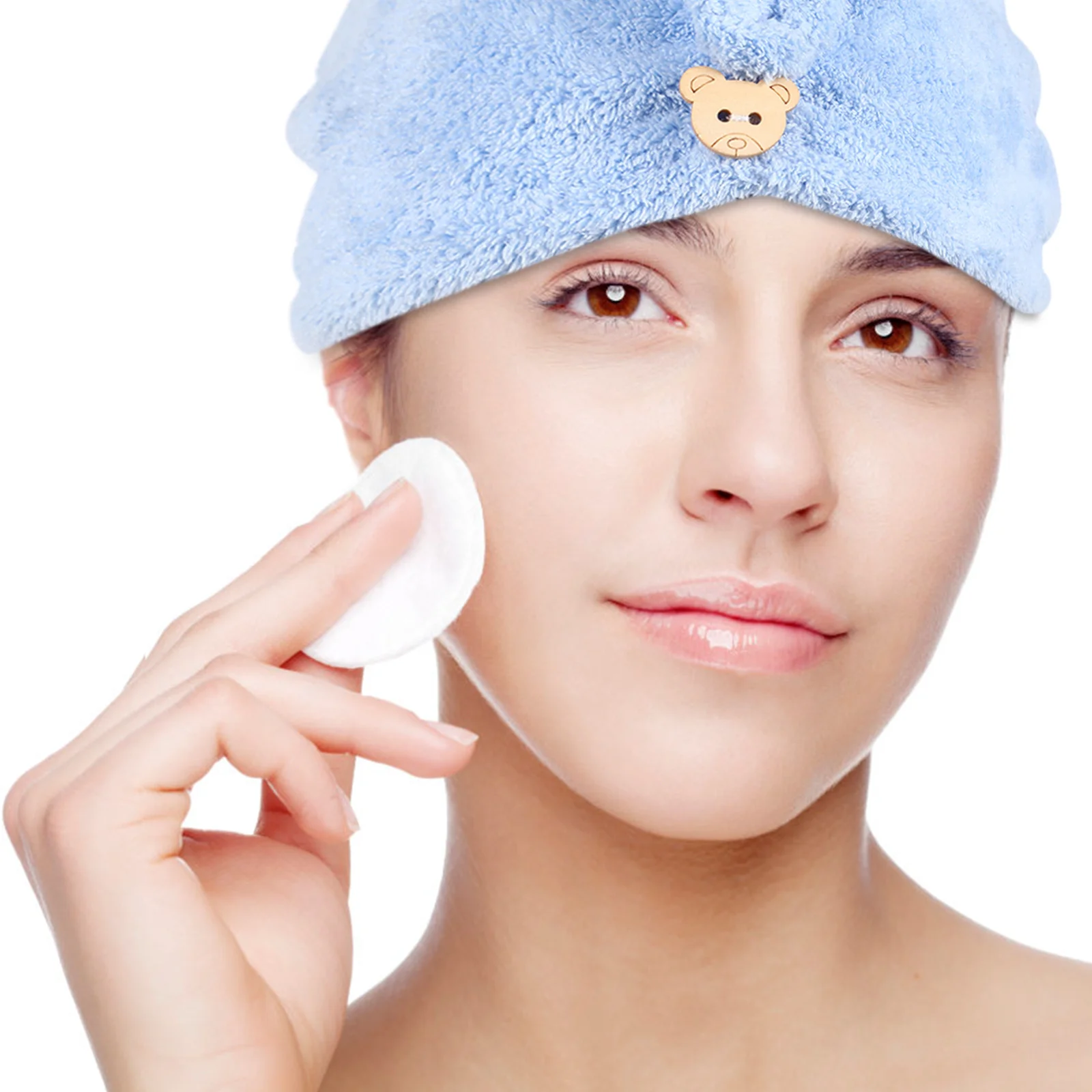 3 قطعة منشفة رأس التجفيف فائقة النعومة من الصوف المرجاني لفافة الشعر مناسبة لجميع أطوال الشعر غطاء ماص غطاء سريع الجفاف