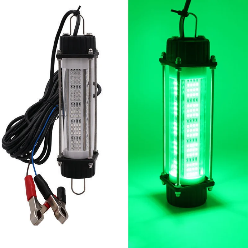 

Waterproof Fishing Light 120W High Power Underwater Fishing Light LED High Quality Night Fishing Light White Light Green Light