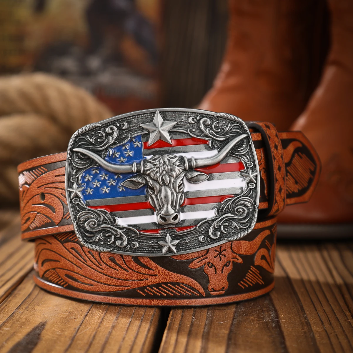 يلتقي الموضة خمر! حزام بإبزيم من سبائك البولي يوريثان، مناسب لكل من الرجال والنساء، لإنشاء نمط غربي شخصي