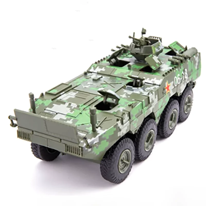 1:24 Scale 08 Wheeled Infantry Armored Fighting Vehicle Simulation Model Military Tank Decoration Boys Children\'s Alloy Toy Car