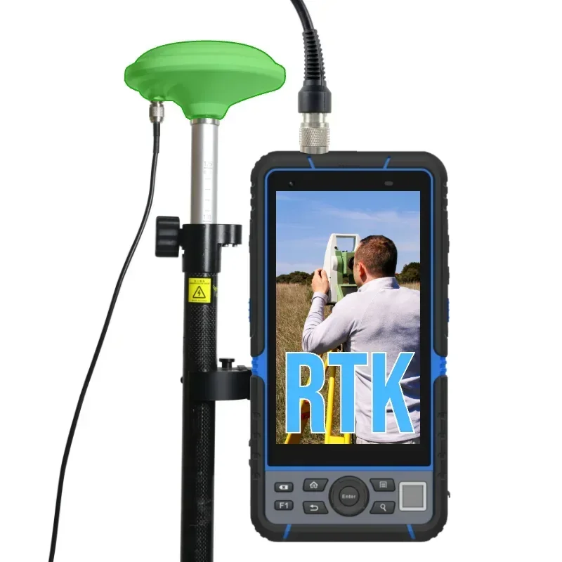 Hot SalesG60M RTK Reference Station Industrial Handheld Rugged Touch Screen 4G LTE AntennaAndroid Integrate Measuring GNSS Recei
