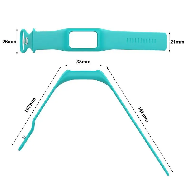 Fitbit Charge 5 4 3用シリコンウォッチストラップ,fitbit4用ソフトウォッチバンドの取り付けが簡単,優れた柔軟性