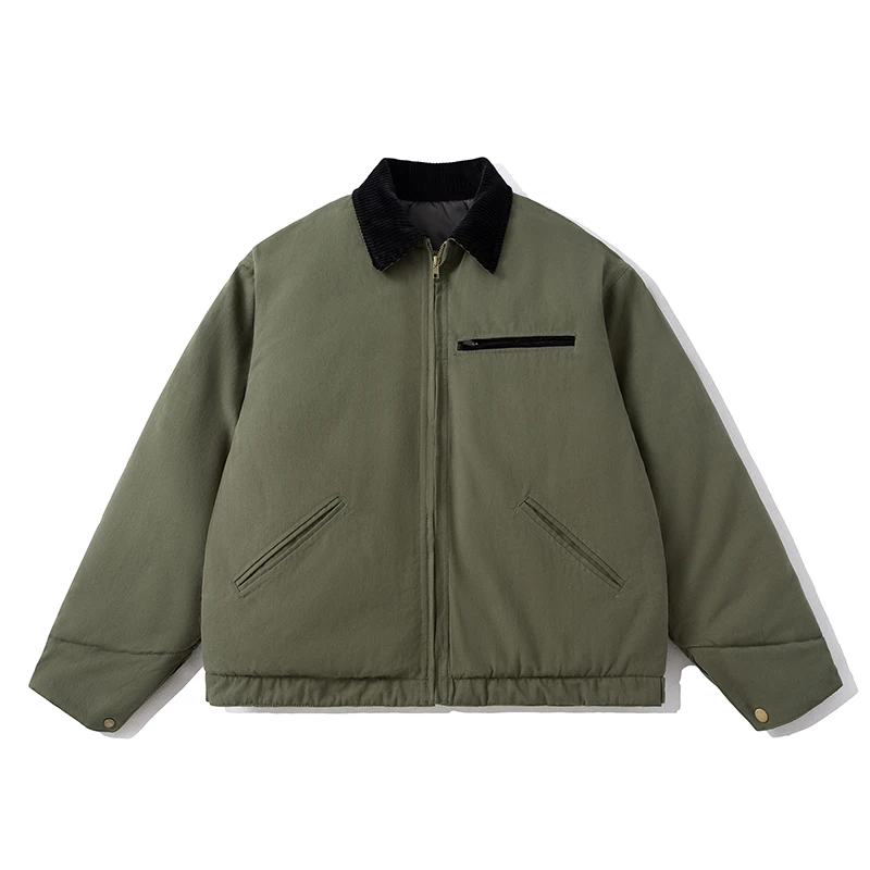 

Повседневная мужская куртка с тонким воротником в американском стиле, бейсбольное летное пальто, осень-зима, модная брендовая молодежная верхняя одежда
