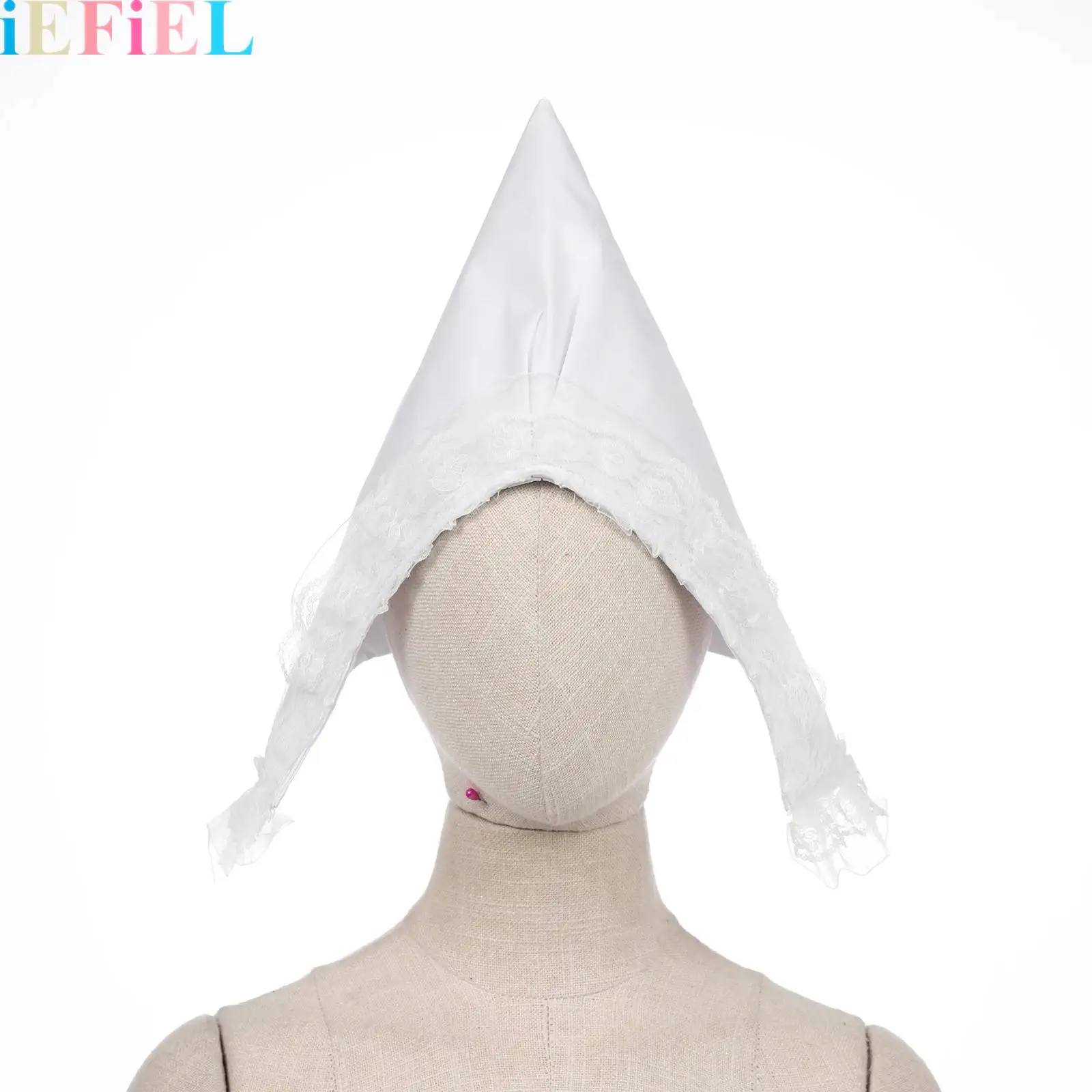 

Adults Kids Lace Border Hat Rural Style Hat Exquisite Costume Accessory for Party Photography Performance