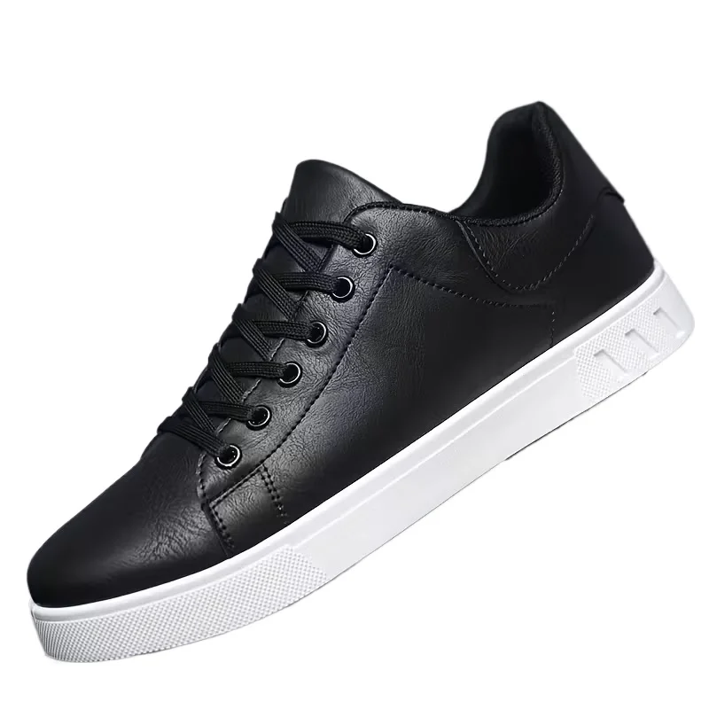 Outdoor Leather Casual Sneakers for Men 2026 Men's Lightweight Skate Shoes