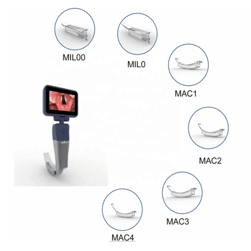 

2026/2026/LTEV17 Medical ENT 3 Inch LCD Full View Examination Single Use Video Laryngoscope Disposable