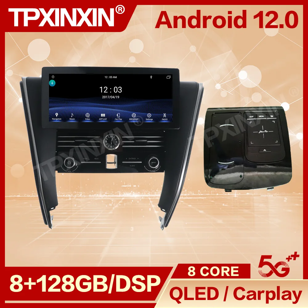 RHD-LHD Android 12 Car Radio Stereo For Toyota Alphard Vellfire For Lexus LM 2015 2016 2017 2018 2019 2020 2021 GPS Head Unit