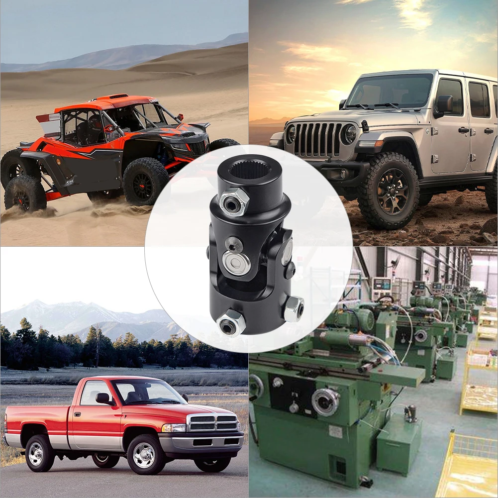 

Для VW SUV Jeep U шарнир одинарный рулевой вал 3/4 "-36 шлица до 1" DD 83 мм (3-1/4 дюйма) 4000 об/мин универсальные автомобильные аксессуары U-образные шарниры