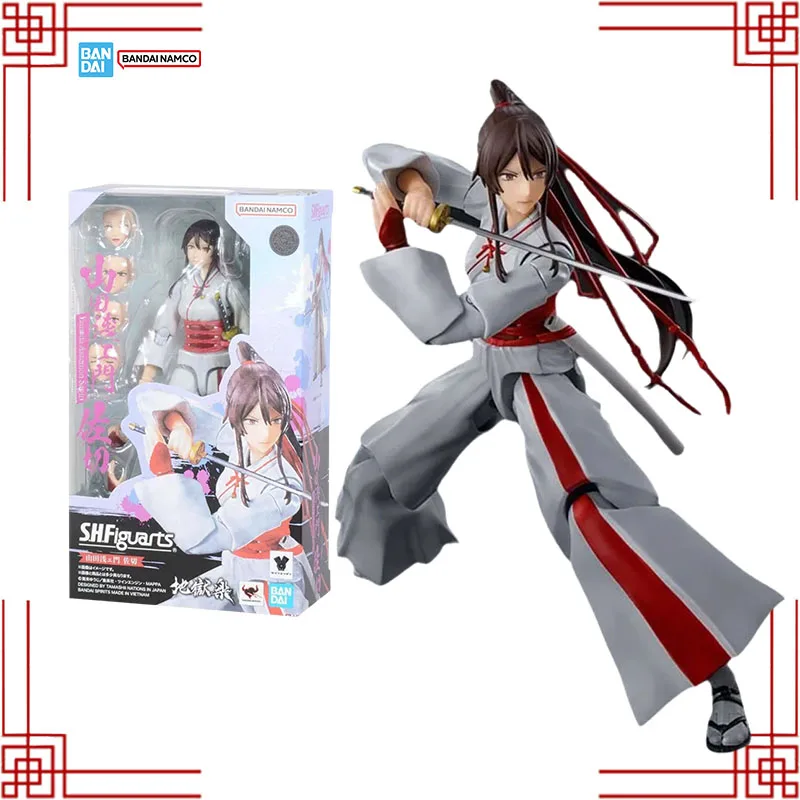 

Bandai Hell S Paradise Model Kit Genuine SHF Yamada Asaemon Sagiri Anime Action Figure Collection Finished Model Boys Toys Gifts