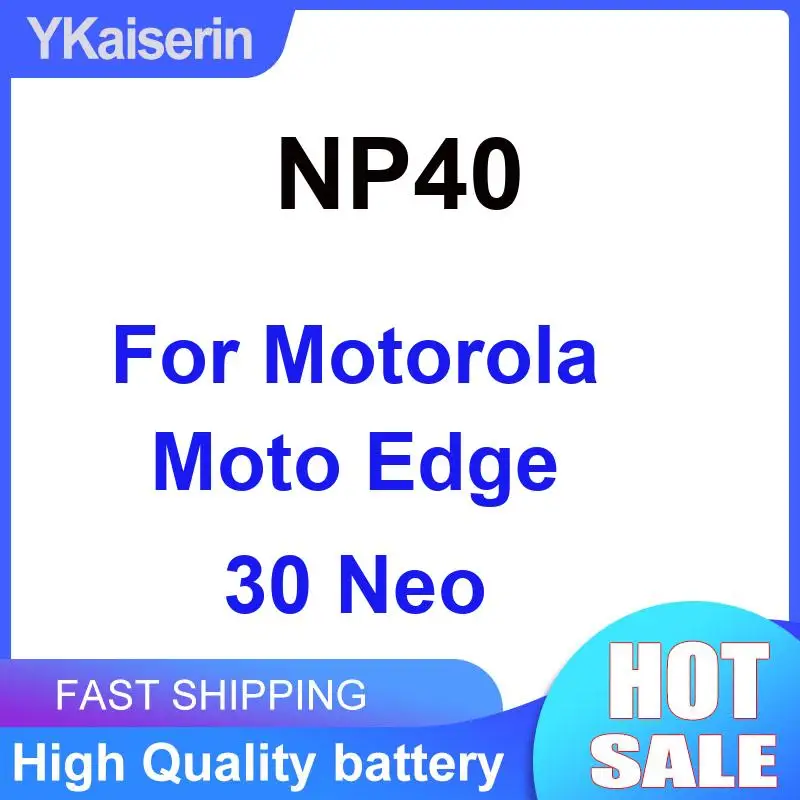 

Аккумулятор мобильного телефона NP40 емкостью 3900 мАч для Motorola Moto Edge 30 Neo, экологически чистый