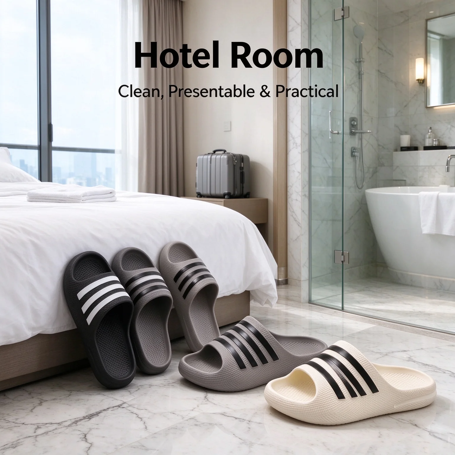 Non-slip Lightweight Soft EVA Quick-drying Comfortable Bath Slippers Indoor Shower Shower Slippers Home Shower Slippers