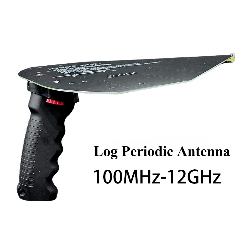 HTOOL HT12 Handheld Passive Log Periodic Antenna 0.1-12GHz Direction Antenna Highly Accurate Gain 7~12dBi Built-in Handle