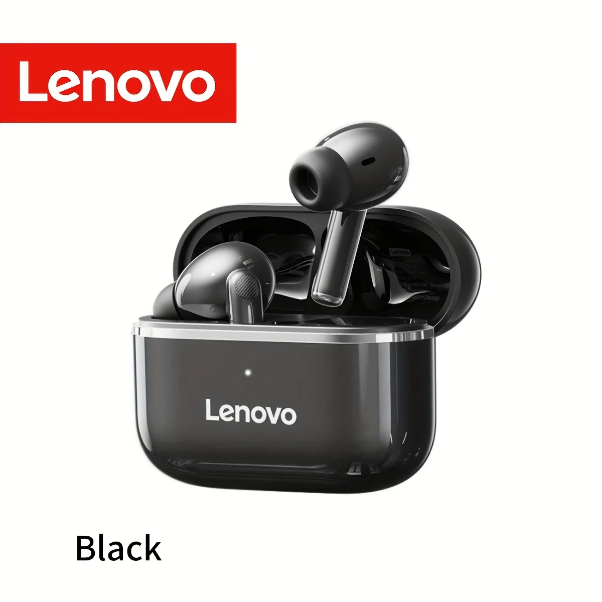 Lenovo Wireless Bt5.4 Low Latency Earbuds with Mic Hd Call Noise Reduction Long Standby Earphones Human Ear Design Headphones
