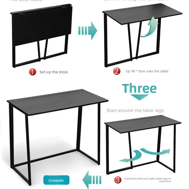 Luxy Folding Desk Foldable Desk for Small Space