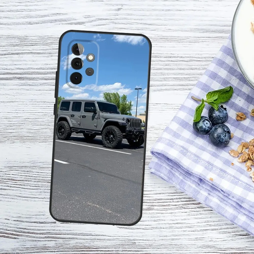 CAR Jeeps-S off-road SUV   Phone Case For Samsung Galaxy A13,A21s,A22,A31,A32,A52,A53,A71,A80,A91 Soft Black Phone Cover