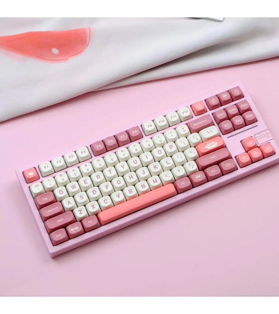 

Dafu keycap 126 key PBT material MOA highly sublimation process suitable for a variety of mechanical keyboards