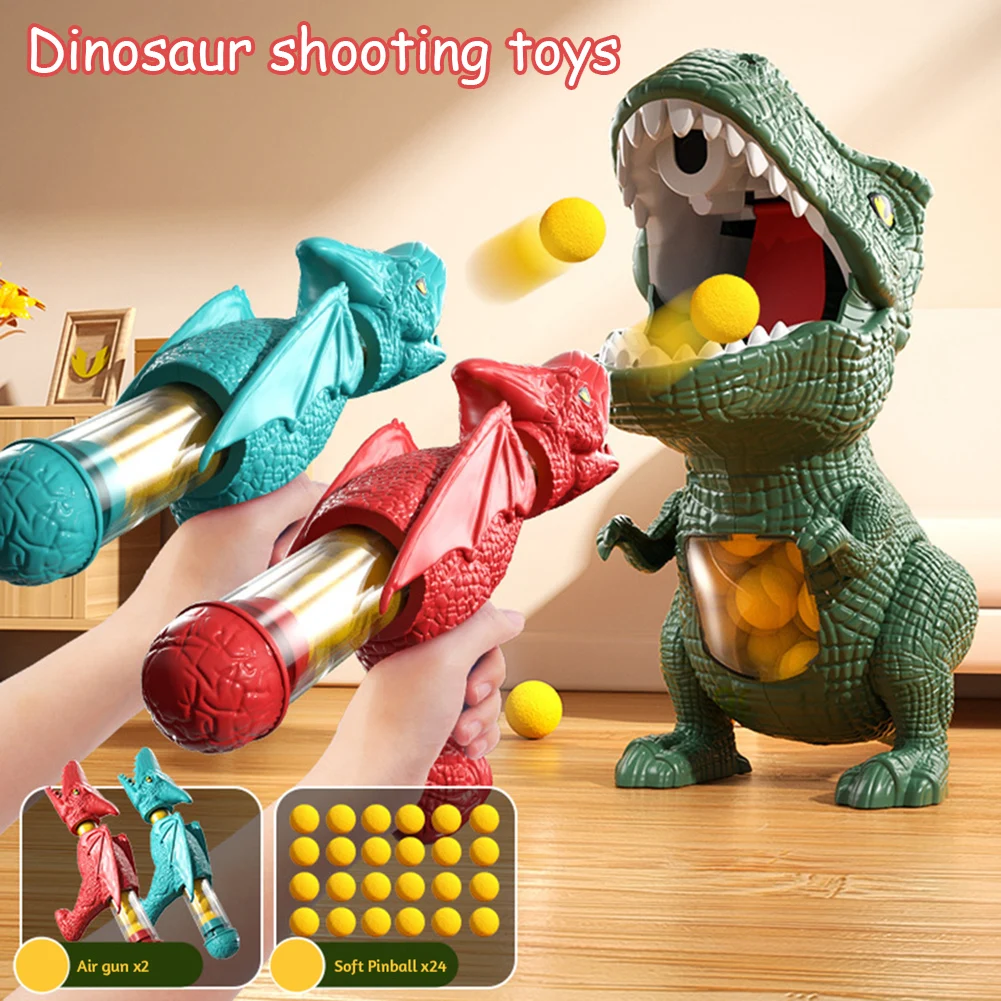 Kids Dinosaur Shooting Toys With Counting Borad Parent-Child Interaction Games Toy For Boy Girl